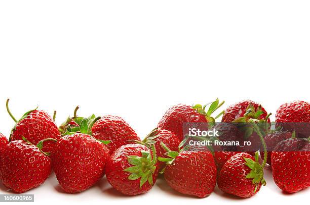 Strawberry Stock Photo - Download Image Now - Berry Fruit, Border - Frame, Close-up