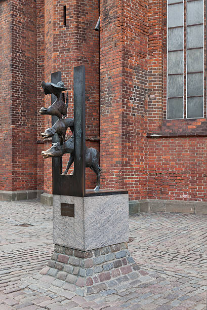 istock Bremen town musicians, Riga-Latvia 160601138