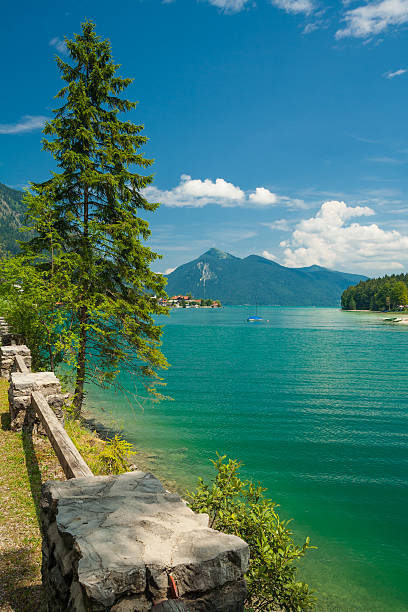 Cтоковое фото Озеро Walchensee