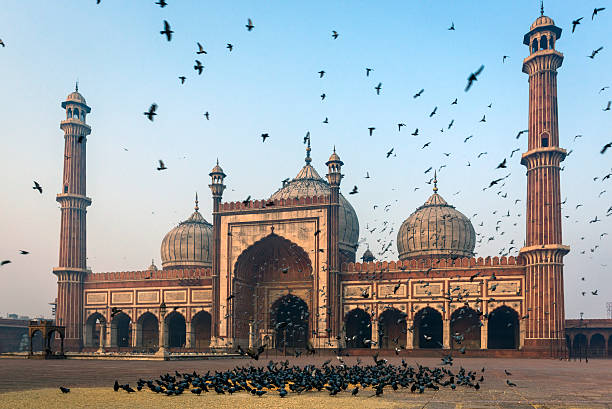 istock Jama Masjid mosque in Old Delhi, India 160609923