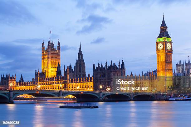 Big Ben And Westminster Bridge London Stock Photo - Download Image Now - Abbey - Monastery, Big Ben, British Culture