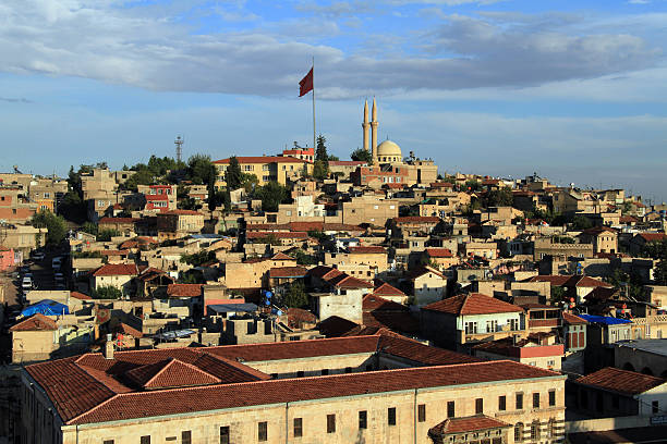 In the Gaziantep Buildings on the hill in the center of Gaziantep, Turkey gaziantep city stock pictures, royalty-free photos & images