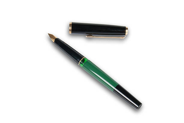 istock Office Fountain Pen clipping path on white 160613049
