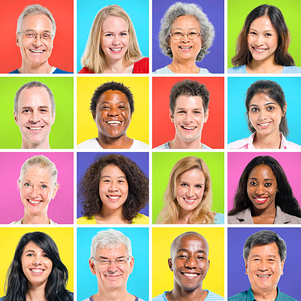 istock Collection of multi-ethnic happy people 160614938