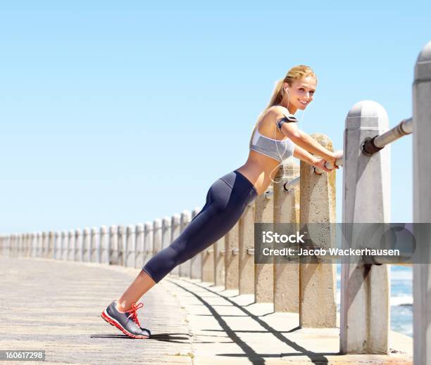 Running Warmup Stock Photo - Download Image Now - 20-29 Years, Active Lifestyle, Activity