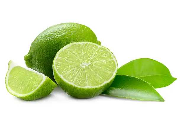 lime Isolated On White