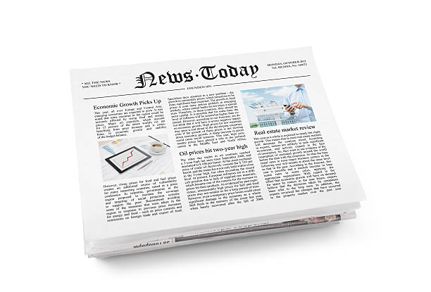 istock Newspaper with fresh news 160620347