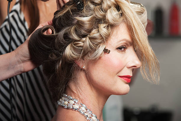istock Calm Lady in Salon 160623456