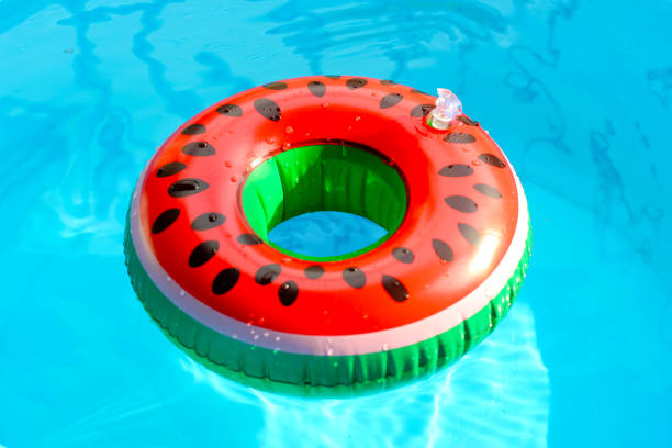 istock Rubber ring for swimming. Summer background concept 1606235242