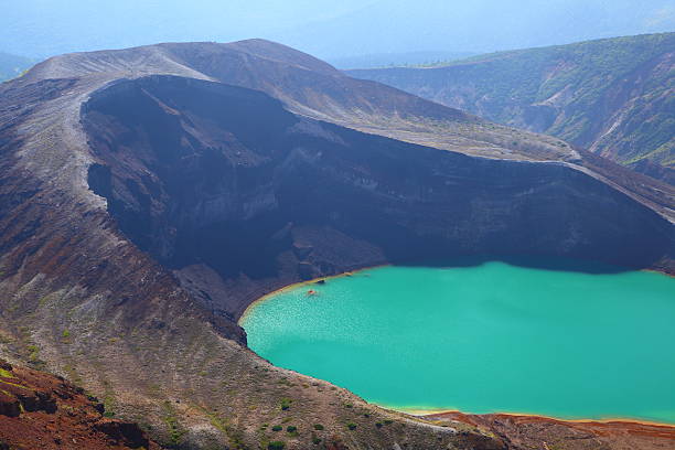 istock Mt. Zao and crater lake 160624361