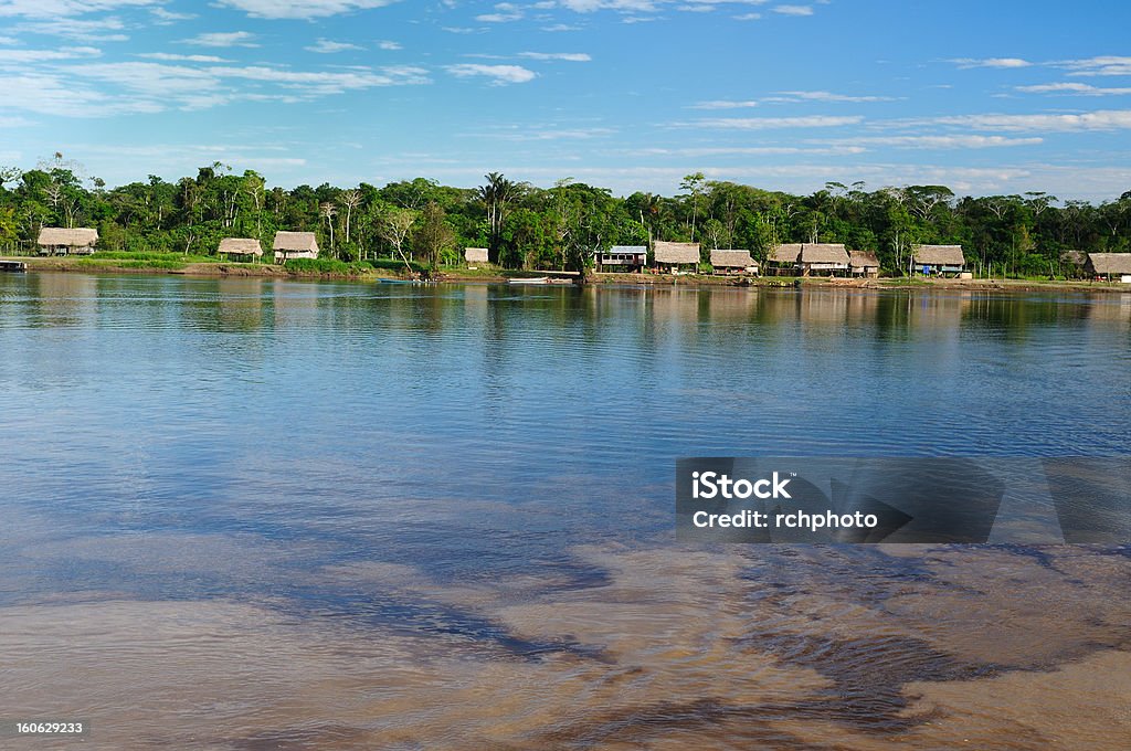 Amazonas, индийский урегулирования - Стоковые фото Сообщество роялти-фри