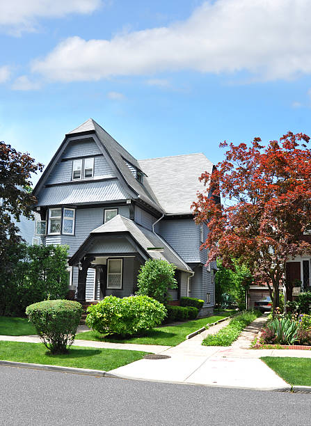 istock Suburban Victorian Tudor Style Home 160629579