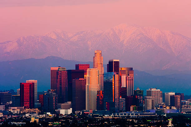 istock Los Angeles at sunset 160631355