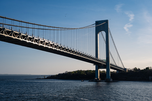 Verrazzano-Narrows Bridge, once the world's longest suspension bridge was named after Giovanni da Verrazzano, the first European explorer to sail into New York Harbor.