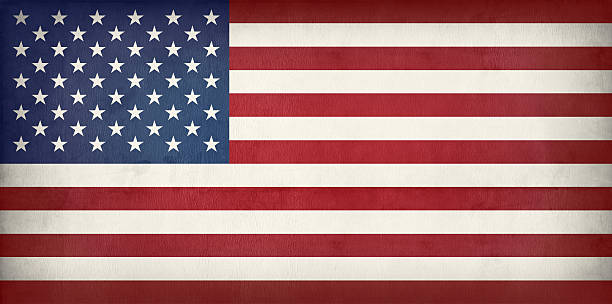 alte amerikanische flagge - old american flag patriotism obsolete stock-fotos und bilder