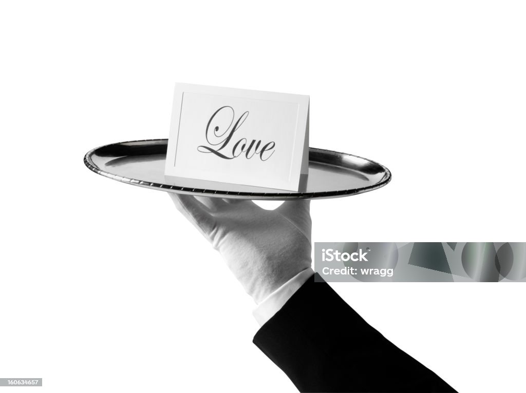 Amore servito con un servizio di prima classe - Foto stock royalty-free di Adulto