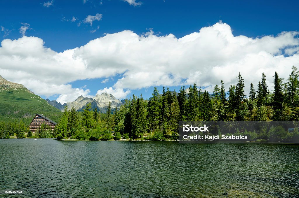 Strbske Pleso-Lago de montaña - Foto de stock de Actividad libre de derechos