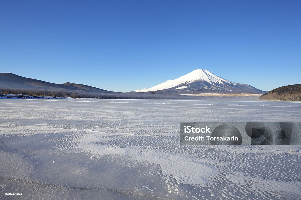 Montanha no inverno do monte de Fuji - Royalty-free Ao Ar Livre Foto de stock