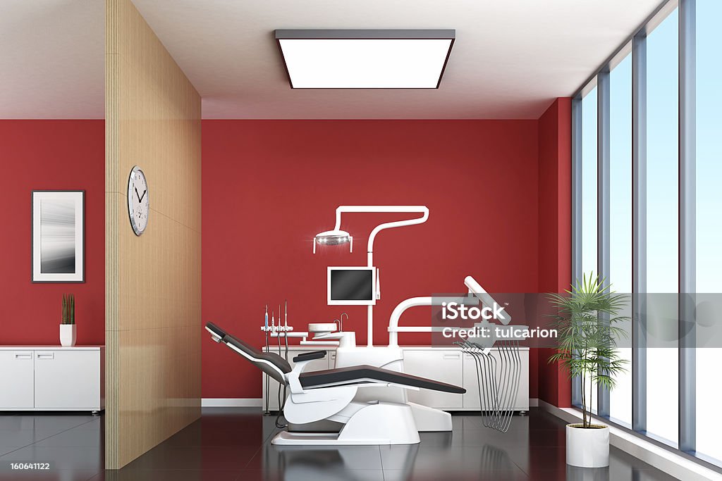 Moderno Consultório Dentário - Royalty-free Cadeira de Dentista Foto de stock