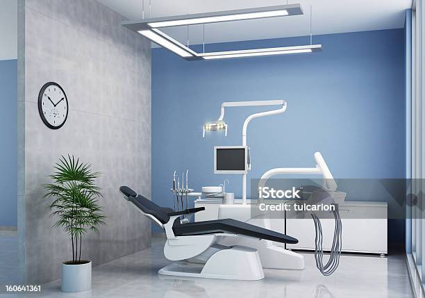 Moderne Dental Büro Stockfoto und mehr Bilder von Zahnarztstuhl - Zahnarztstuhl, Zahnarzt, Zahnpflege