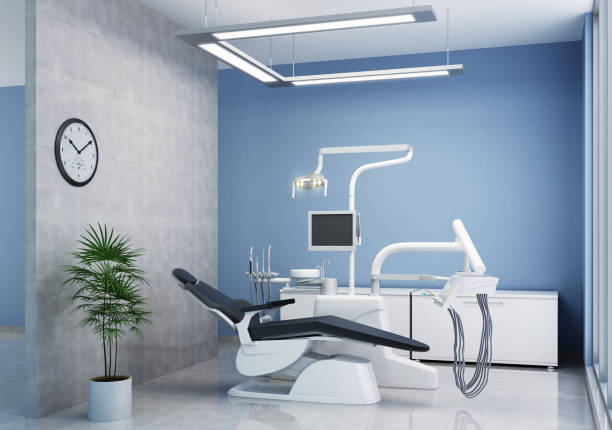 モダンな歯のオフィス - dentists chair 写真 ストックフォトと画像