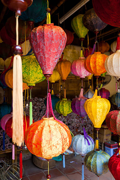 istock Silk lanterns in Hoi An city, Vietnam 160641607