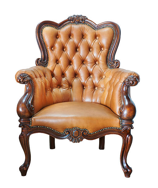 istock Vintage leather chair 160641923