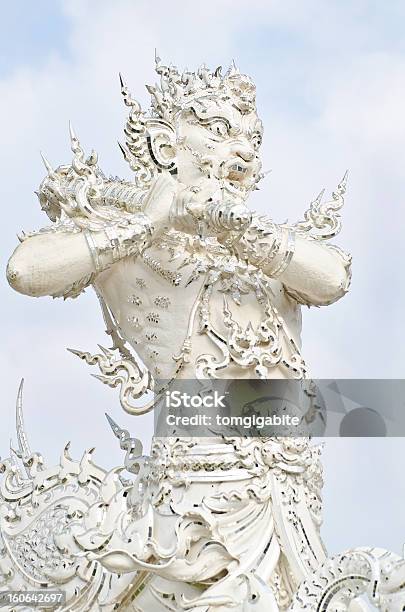 God Of Death In Wat Rong Khun Thailand Stockfoto und mehr Bilder von Asien - Asien, Blau, Buddha