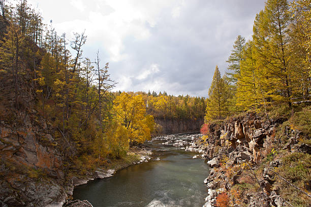 istock River and Forest in autumn 160644125