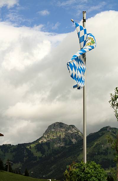 Landscape in Bavaria stock photo