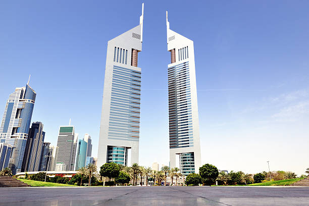 istock Dubai. Emirates Towers 160644661