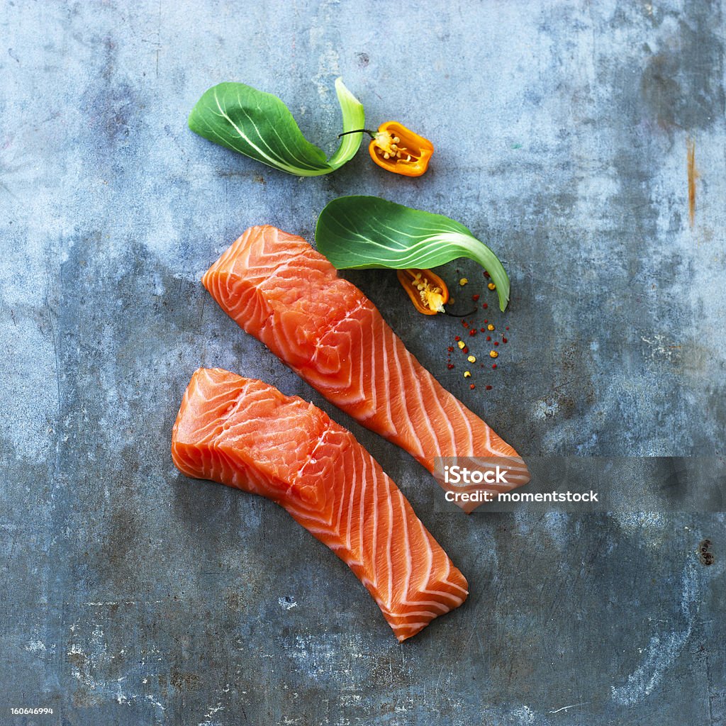 Salmone - Foto stock royalty-free di Carne