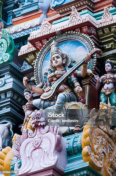 Photo libre de droit de Statues De Meenakshi Temple banque d'images et plus d'images libres de droit de Temple - Temple, Culture indienne d'Inde, Hindouisme