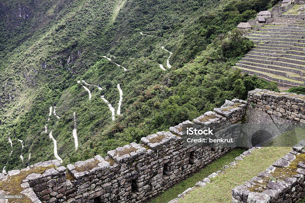Caminho de Machu Picchu - Royalty-free América do Sul Foto de stock