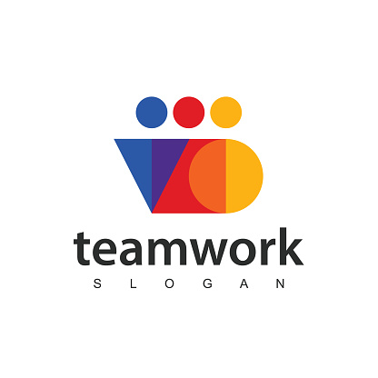 Teamwork, Friendship, People Connectivity logo Design