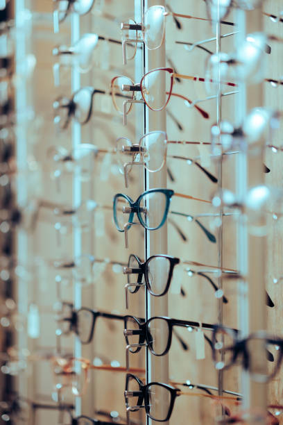 istock Glasses Displayed in an Optical Store Retail Place 1606512888