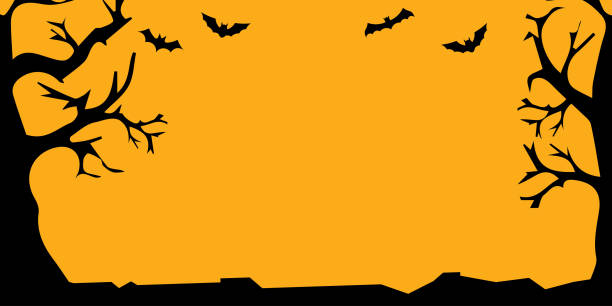 Background vector design with halloween theme Background vector design with halloween theme halloween stock illustrations