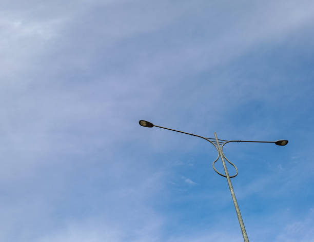 istock street lamp with blue sky background 1606545920