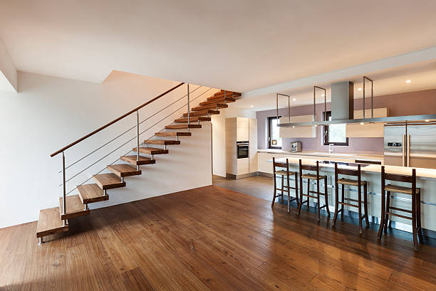 istock modern loft, view of the kitchen 160663065