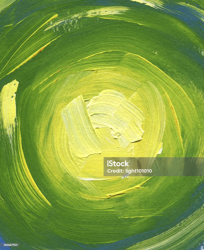 Texture astratto verde e giallo di vernice - Foto stock royalty-free di Graffiti