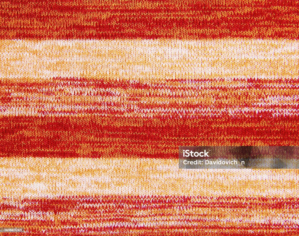 Orange knitted fabric Backgrounds Stock Photo