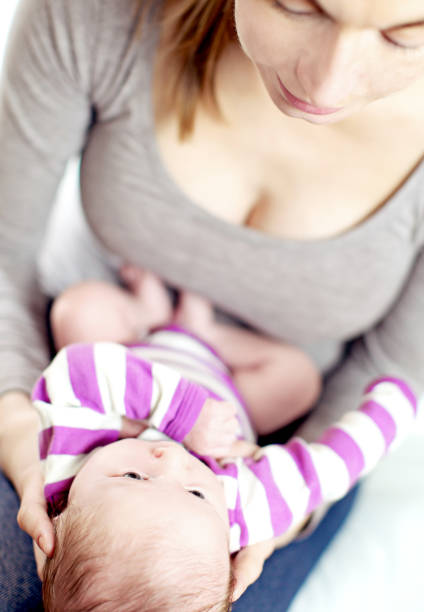 istock Mum and baby share a tender moment 160669348