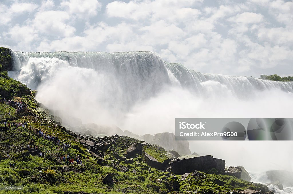 Wasserfall American Falls - Lizenzfrei Anzahl von Menschen Stock-Foto