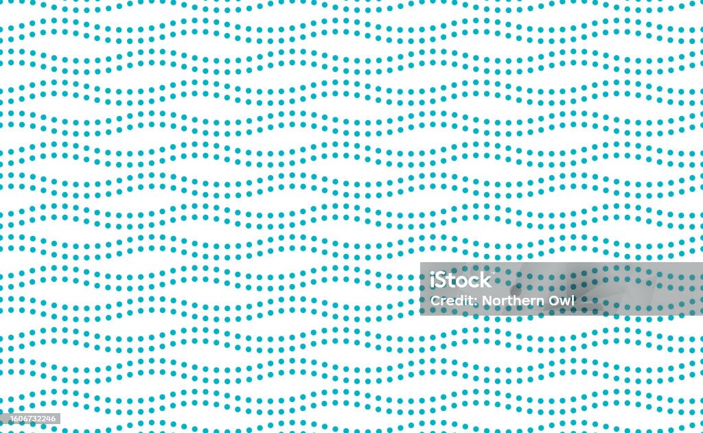 Waving Pattern Single Seamless Wave Pattern Stock Illustration - Download Image Now ...