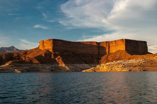 Temple Bar rock formation on Lake Mead Nevada