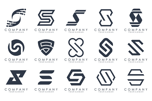 S Collection Logo Abstract Collection With Letters S Logo Design Creative Design Logotype ...