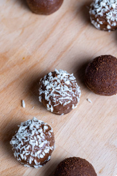 istock Chocolates with coconut sweet filling 1606830354