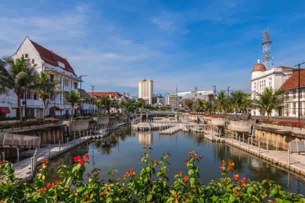 Kota Tua, Jakarta old town, in Jakarta, Indonesia. Kota Tua, Jakarta old town, the original downtown area of Jakarta, Indonesia. jakarta stock pictures, royalty-free photos & images