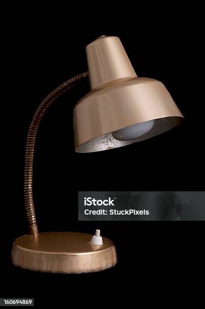 Vintagelampe Stockfoto und mehr Bilder von Elektrische Lampe - Elektrische Lampe, Schwarzer Hintergrund, 1970-1979