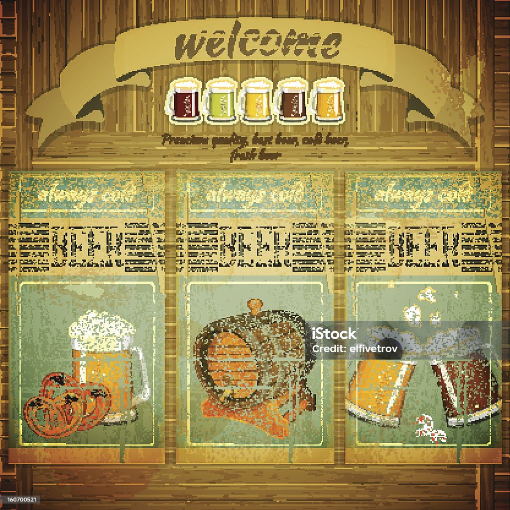 Beer Menu Vector Pub Beer Menu Stock Illustration - Download Image Now - Alcohol - Drink ...